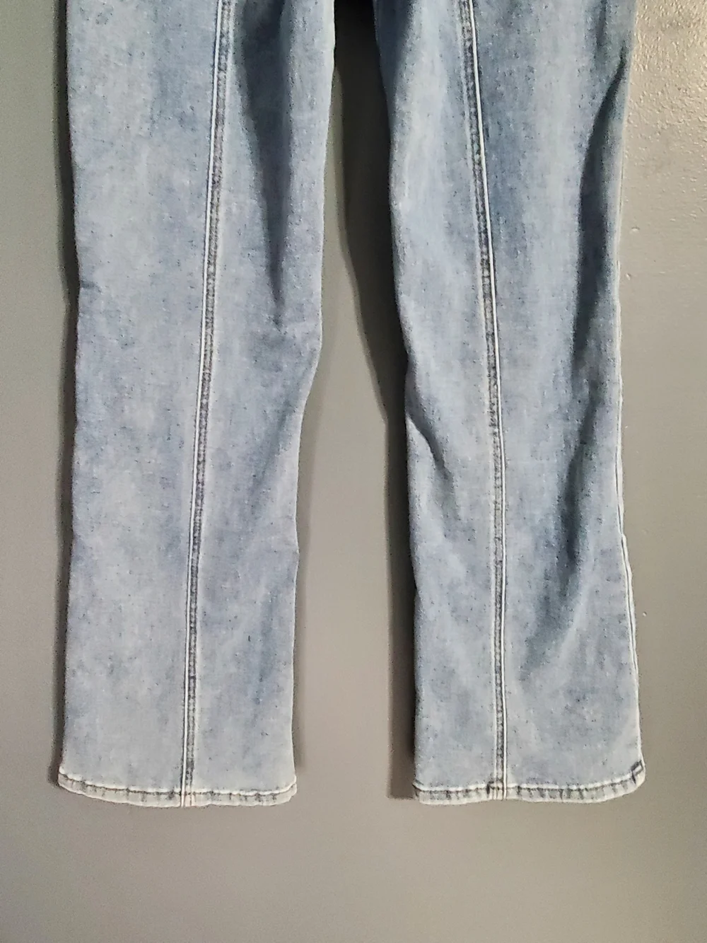 Paris Hilton Bootcut Jeans with Navy Star Patches Women's Size 2 - Picture 3 of 8